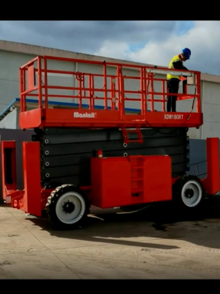 Mantall self-propelled rough terrain diesel off-road Type scissor lift aerial work platform