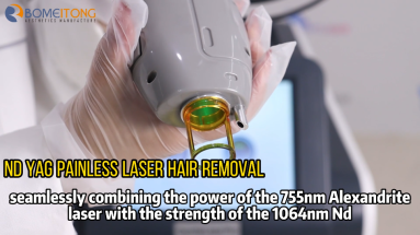 Professional advantages of Nd Yag painless laser hair removal machine