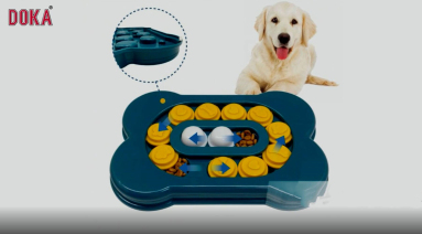 Dog iq slow feeder interactive dog puzzle feeding toy