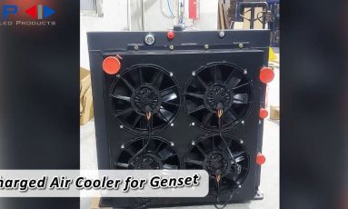 Charged Air Cooler for Genset