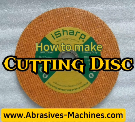 How to make cutting disc