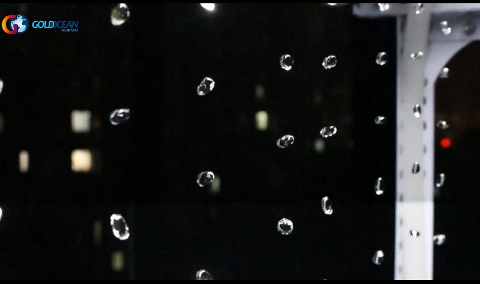 GOFountain Shows you what a levitating water droplet is ?