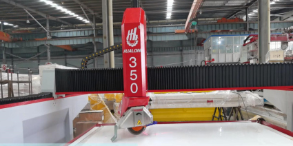 HLSQ-350C 4 axis Sintered Stone slab Bridge Saw cutting machine
