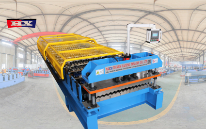 corrugated iron sheet making metal panel roof roll forming machine