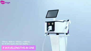Diode Laser Hair Removal Machine | 4 Wavelengths for All Skin Types | Newangie Professional Device