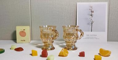 European Vintage Glass Cup