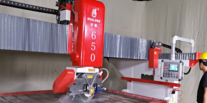 HLSQ-650 Granite Bridge Saw Stone Slab Cutting Machine