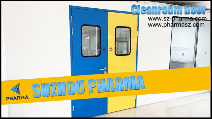 Suzhou Pharma cleanroom purification doors