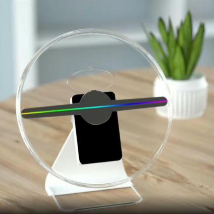 A new portable 3D hologram fan, subverts the traditional display concept.