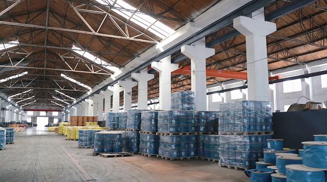 Steel wire rope with PVC