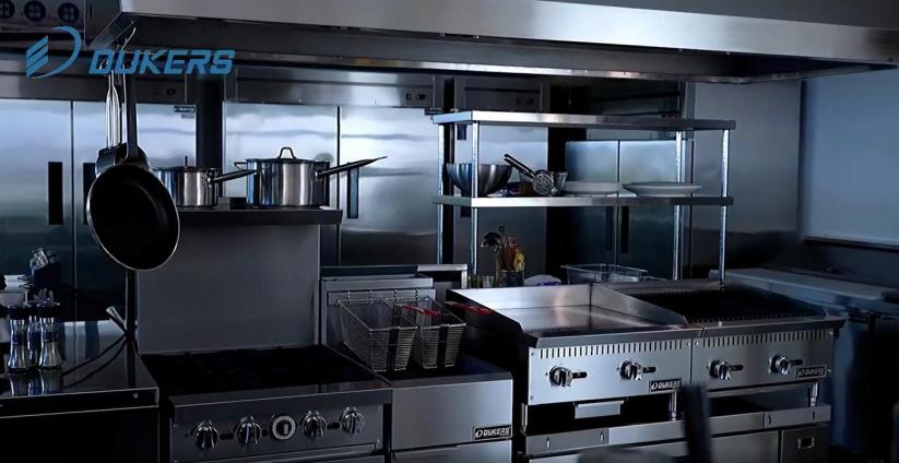 Commercial countertop catering kitchen gas cooking equipments