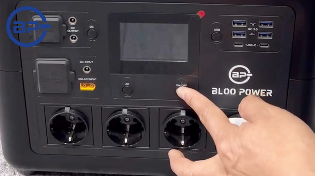 Home generator portable solar powered backup power station