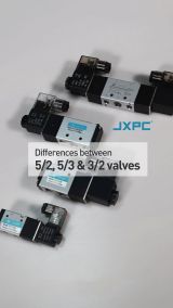 Directional Valve: differences of 3/2, 5/3, 5/2 way solenoid valve