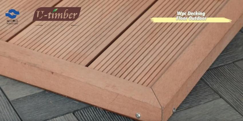 Our WPC Decking Floor Looks Like Wood