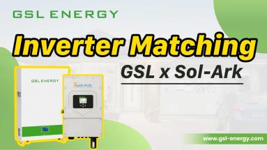 GSL ENERGY LiFePO4 Battery Sol-Ark Hybrid Inverter | Solar Storage System