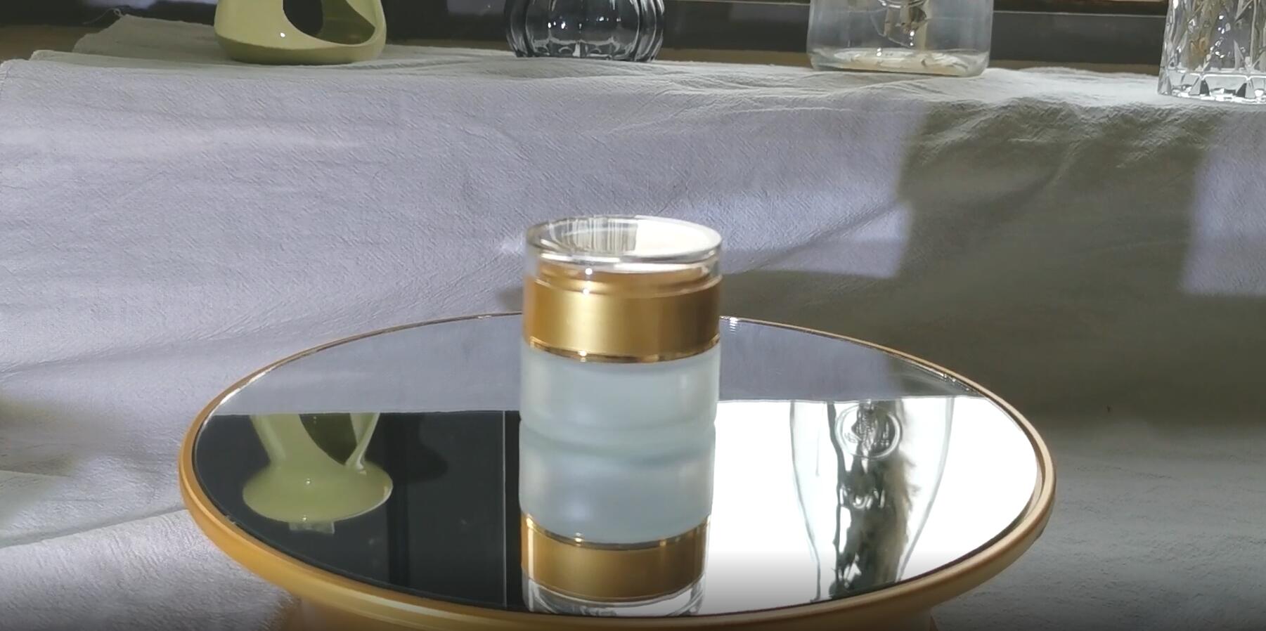 Cream jar-clear cream jar and frosting cream jar