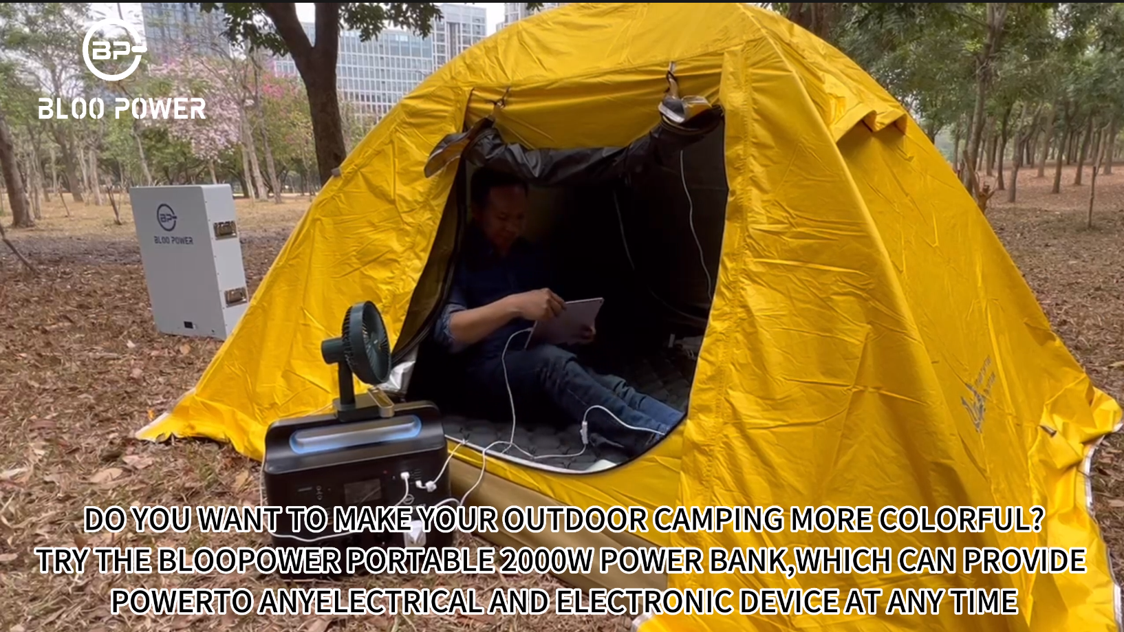 portable 2000W solar battery