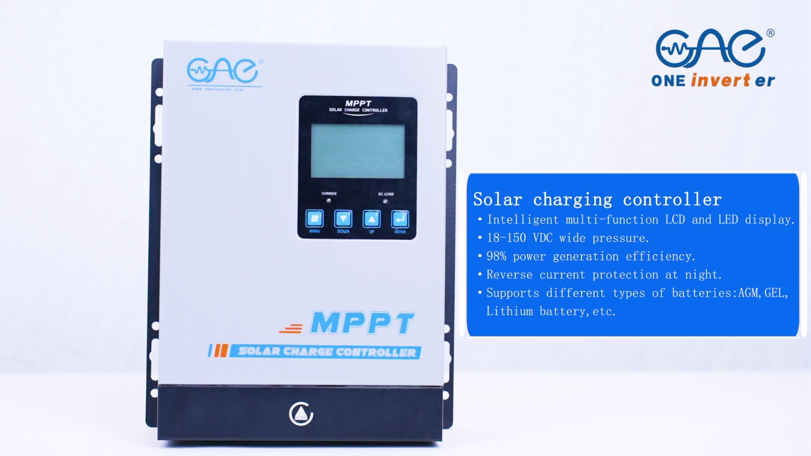 MPPT Solar Charge Controller 40a,60a,80a,100a 12v 24v 48v 96v