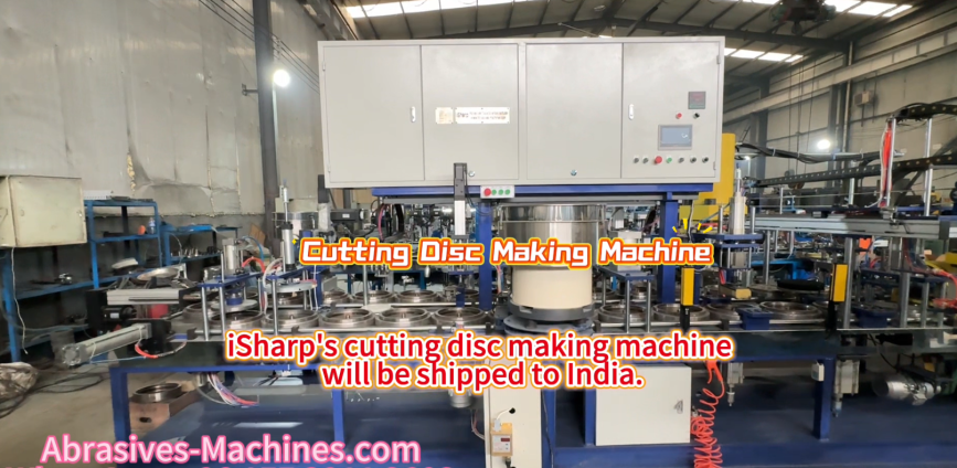 Cutting disc production line