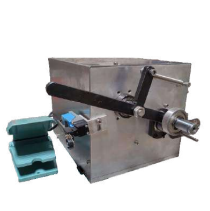 Cartridge rolls rewinding machine