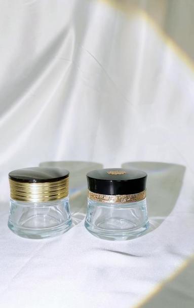 luxury face cream jar