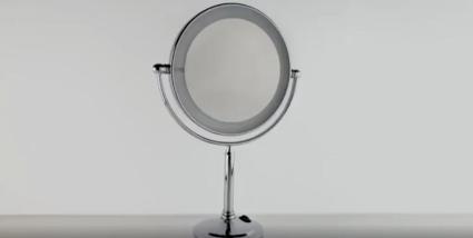 LED makeup table mirror