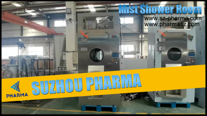 Superior Dust Control for Cleanrooms | SZ-PHARMA Mist Shower Solution