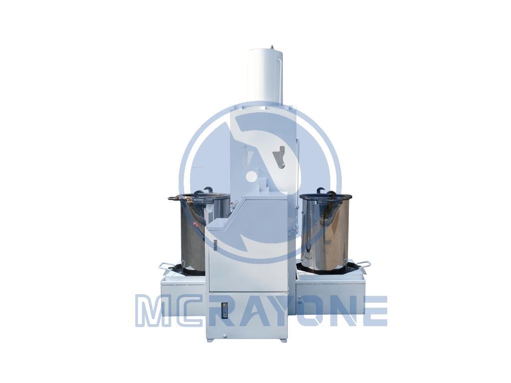 Double barrel hydraulic oil press