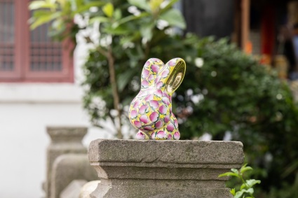 Auspicious Rabbit Ceramic Gift