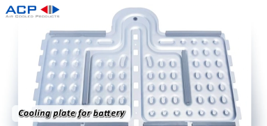 Cooling plate for battery