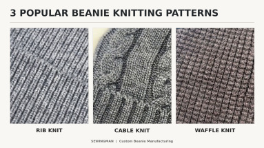 3 Popular Beanie Knitting Patterns: Rib, Cable & Waffle