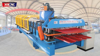 steel double layer roll forming machine